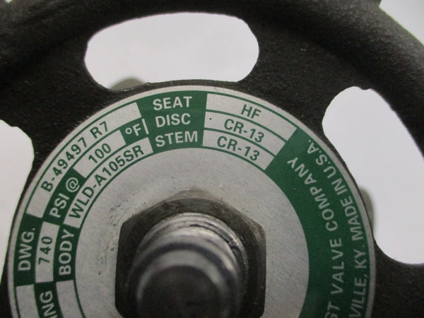VOGT VALVE B-49497R7 SER. 363 740PSI 1" NSNP