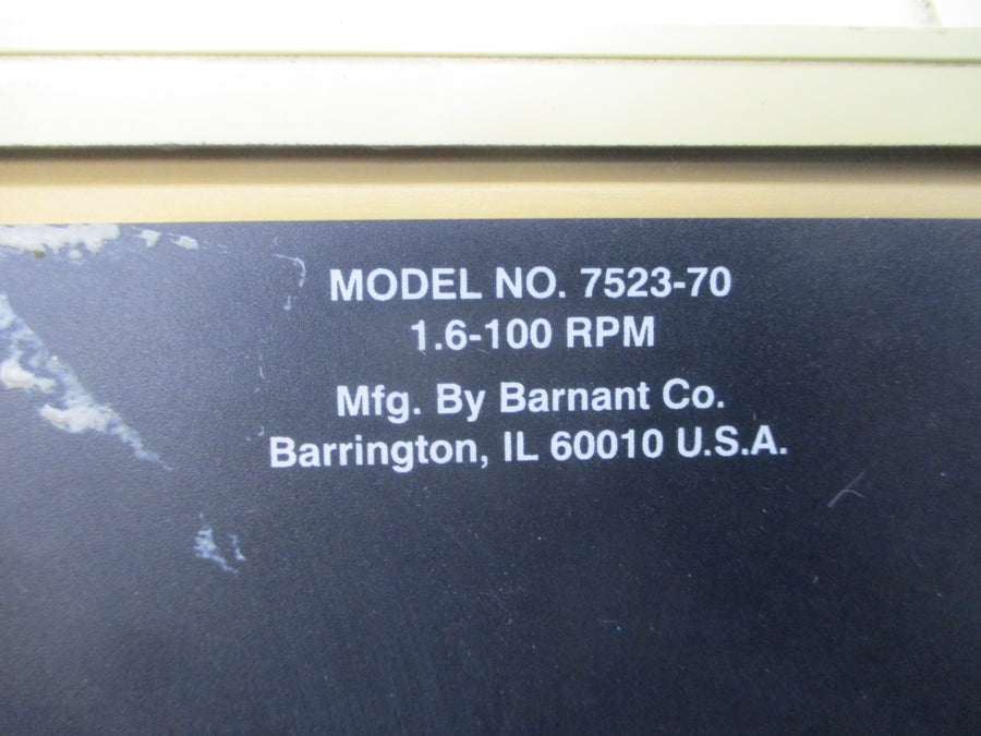 COLE-PARMER 7523-70 115/230VAC 2.2/1.1A UNMP