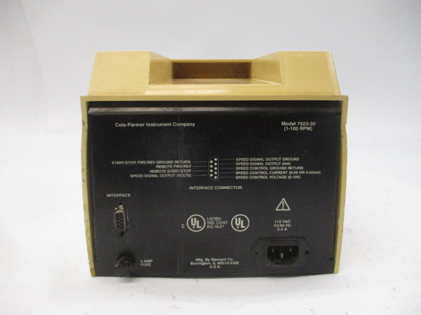 COLE-PARMER 7523-30 115VAC 2.4A UNMP