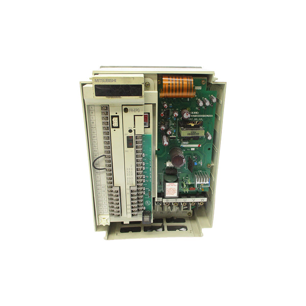 MITSUBISHI FR-A220E-5.5K-UL 200-220VAC 35.5A (MISSING COVER) UNMP