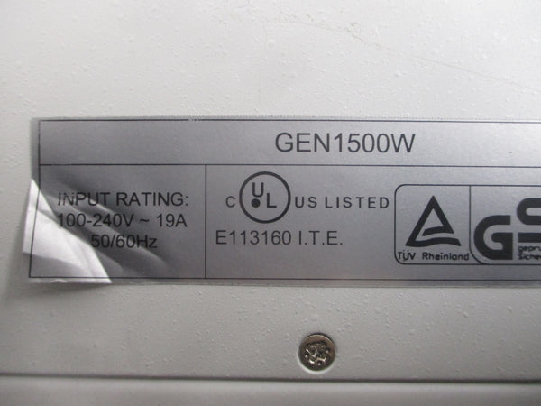TDK-LAMBDA GEN1500W 00507261 100-240V 19A REV. Z (AS PICTURED) UNMP