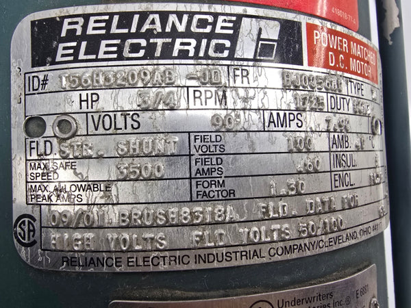 RELIANCE ELECTRIC T56H32099AB-UD 90V 7.60A UNMP