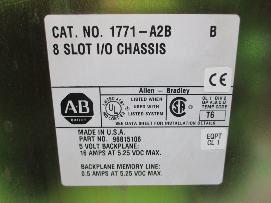 INDUSTRIAL SPARE PART 1771-A2B SER. B 5.25VDC 16A NSNP