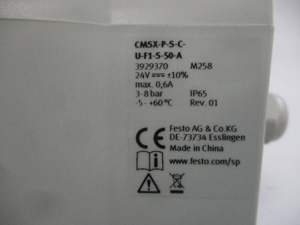 FESTO CMSX-P-S-C-U-F1-S-50-A 3929370 24V 0.6A NSMP