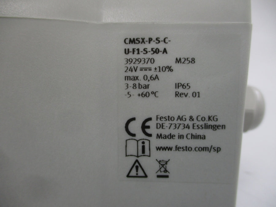 FESTO CMSX-P-S-C-U-F1-S-50-A 3929370 24V 0.6A NSMP