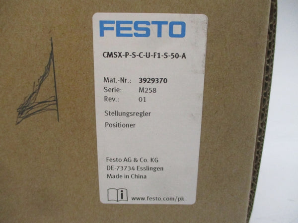 FESTO CMSX-P-S-C-U-F1-S-50-A 3929370 24V 0.6A NSMP