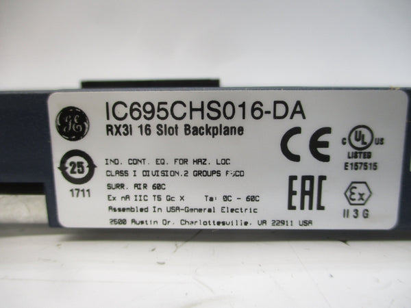 GENERAL ELECTRIC IC695CHS016-DA RX3I NSMP