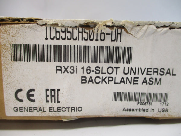 GENERAL ELECTRIC IC695CHS016-DA RX3I NSMP