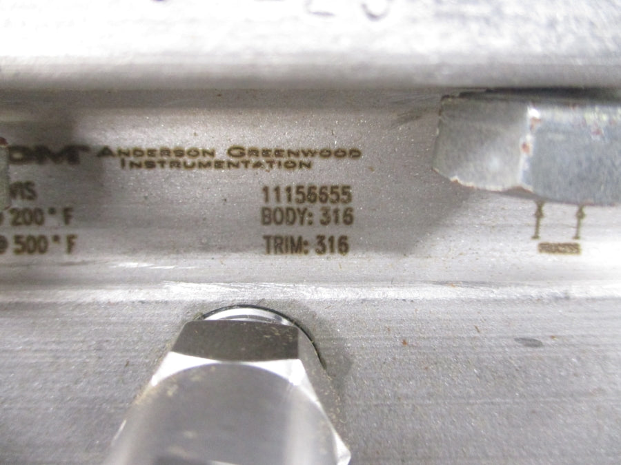 ANDERSON GREENWOOD M4AVIS 11156655 4000/6000PSI NSMP
