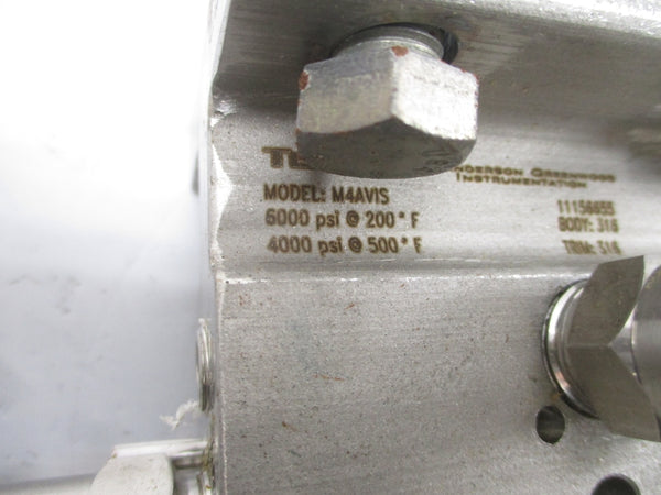ANDERSON GREENWOOD M4AVIS 11156655 4000/6000PSI NSMP