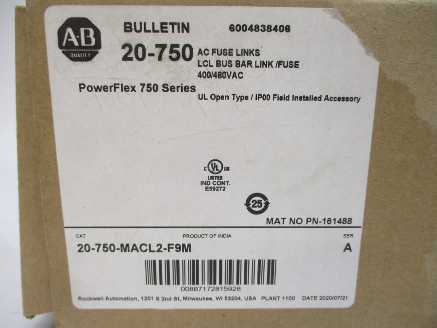 ALLEN BRADLEY 20-750-MACL2-F9M SER. A 400/480VAC NSMP