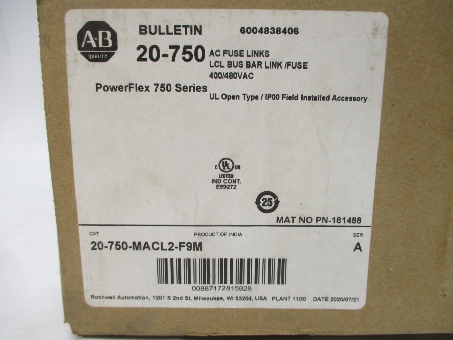 ALLEN BRADLEY 20-750-MACL2-F9M SER. A 400/480VAC NSFS