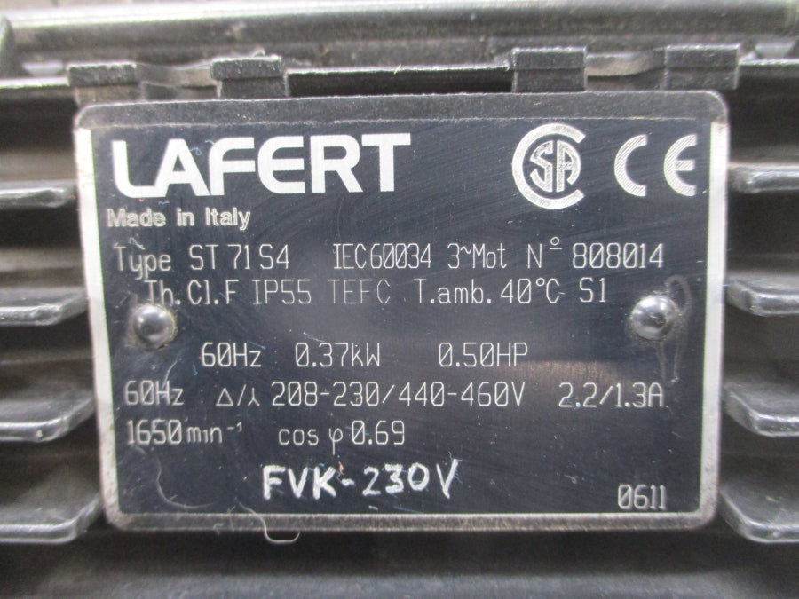 LAFERT ST71S4 808014 208-230/440-460V 2.2/1.3A NSNP