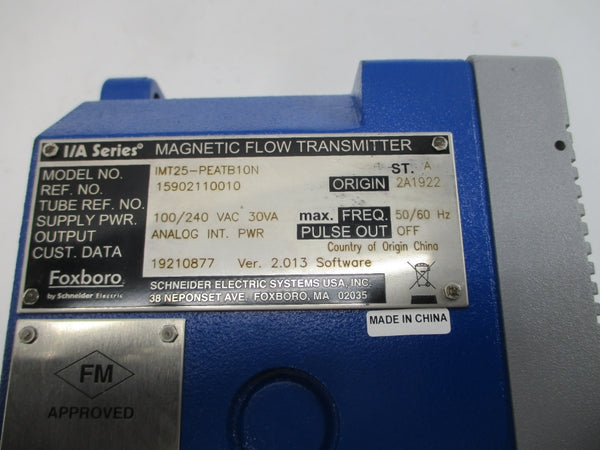FOXBORO IMT25-PEATB10N 100/240VAC NSNP