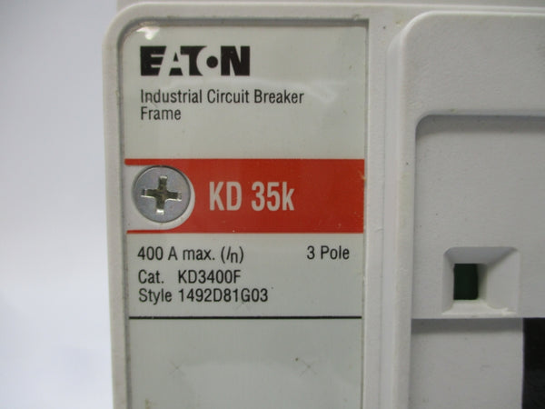 EATON KD3400F 1492D81G03 600V 400A UNMP