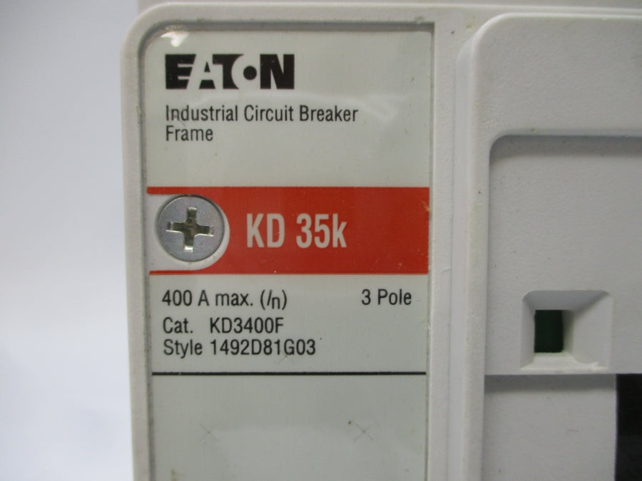 EATON KD3400F 1492D81G03 600V 400A UNMP