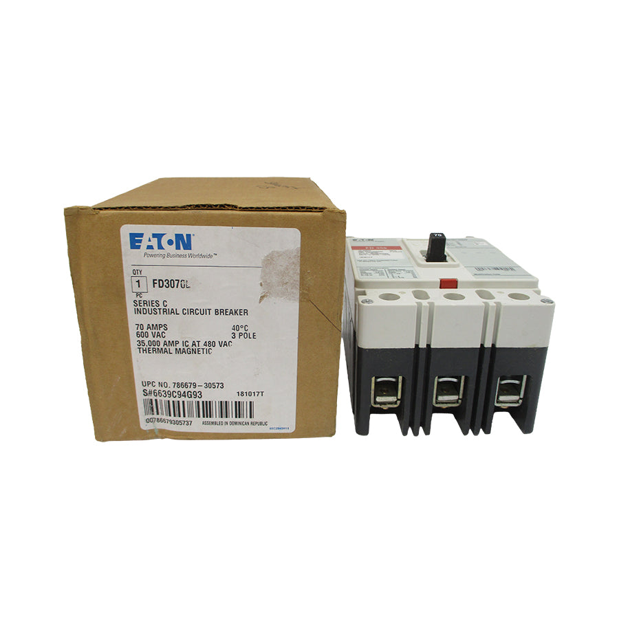 EATON FD3070L 6639C94G93 SER. C 600VAC 70A NSMP