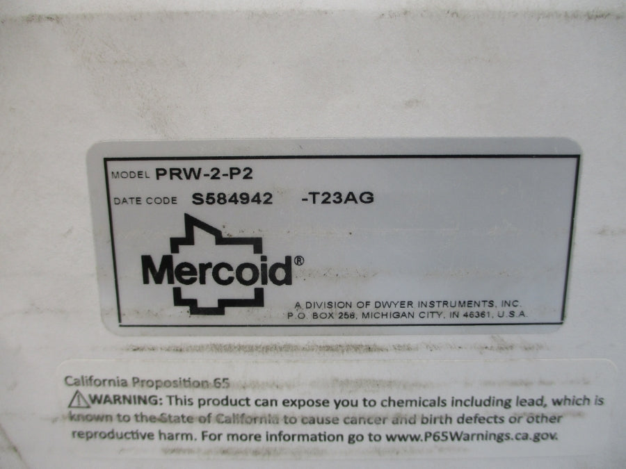 MERCOID PRW-2-P2 440VAC 6A 10/15PSI NSMP