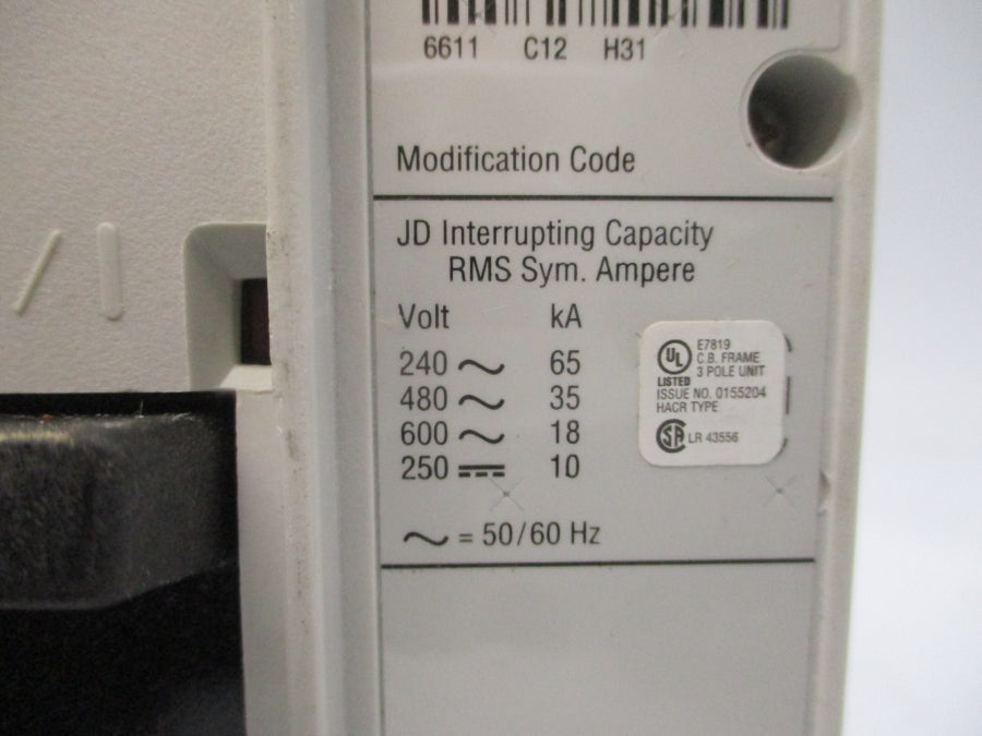 EATON JD3200 1491D81G13 600V 250A NSNP