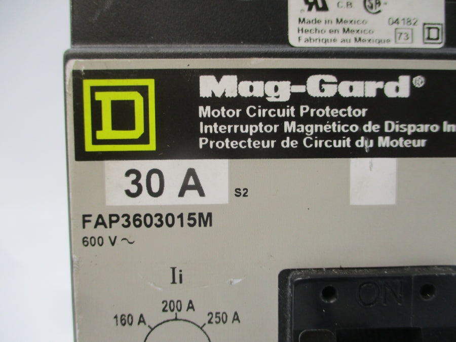 SQUARE D FAP3603015M SER. 2 600V 30A NSNP