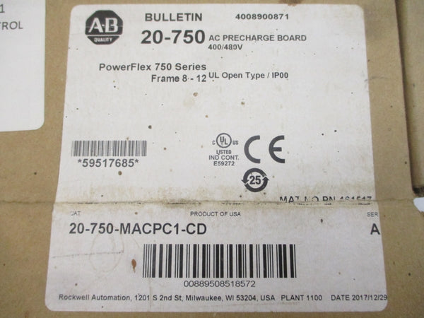 INDUSTRIAL SPARE PART 20-750-MACPC1-CD SER. A F/W V 400/480V NSMP