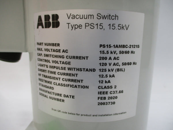 ABB PS15-1AMBC-2121S 120VAC 200A NSMP