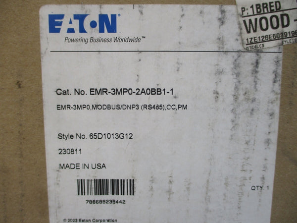 EATON EMR-3MP0-2A0BB1-1 65D1013G12 250VAC 5A REV. A NSMP