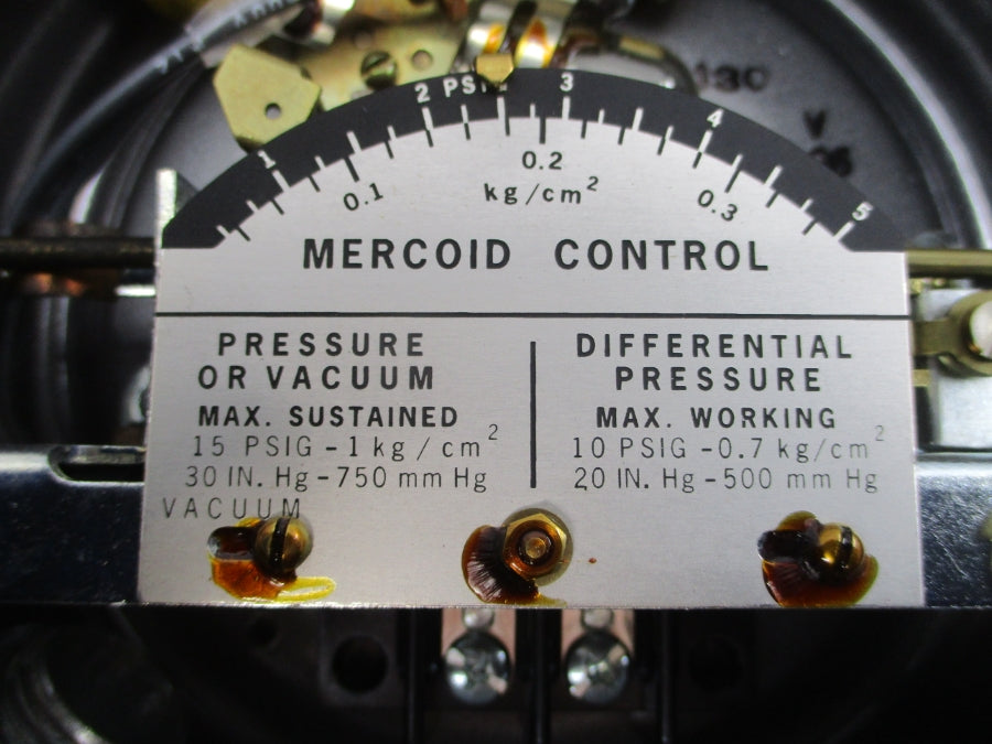 MERCOID PRW-2-P2 440VAC 6A 15/10PSI (AS PICTURED) NSNP