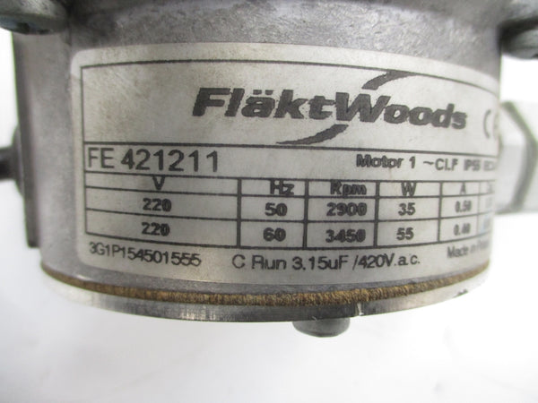 FLAKTWOODS FE421211 09857931 220V 0.50/0.40A NSNP
