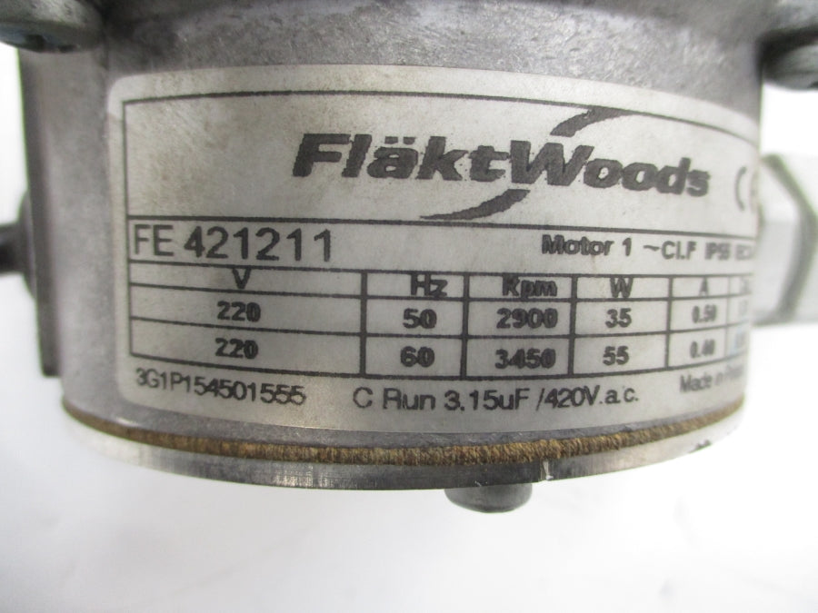 FLAKTWOODS FE421211 09857931 220V 0.50/0.40A NSNP