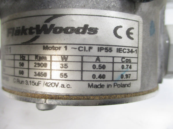 FLAKTWOODS FE421211 09857931 220V 0.50/0.40A NSNP