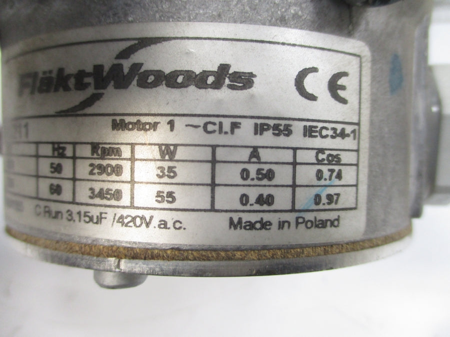 FLAKTWOODS FE421211 09857931 220V 0.50/0.40A NSNP