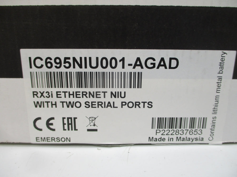 EMERSON IC695NIU001-AGAD NSMP