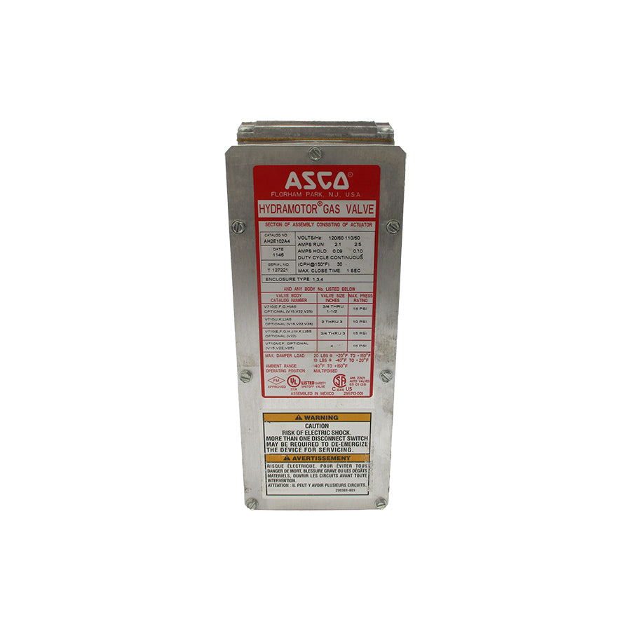 ASCO AH2E102A4 110/120V 2.1/2.5A 15PSI 3/4" NSNP