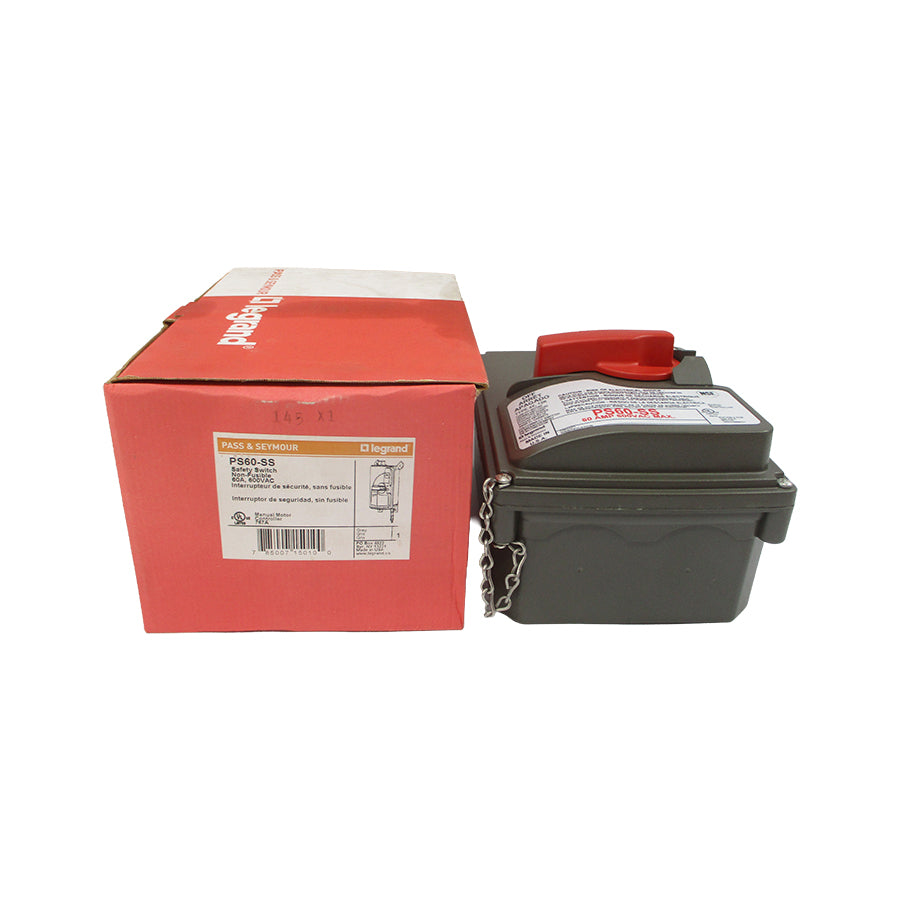 PASS & SEYMOUR PS60-SS 600VAC 60A NSMP