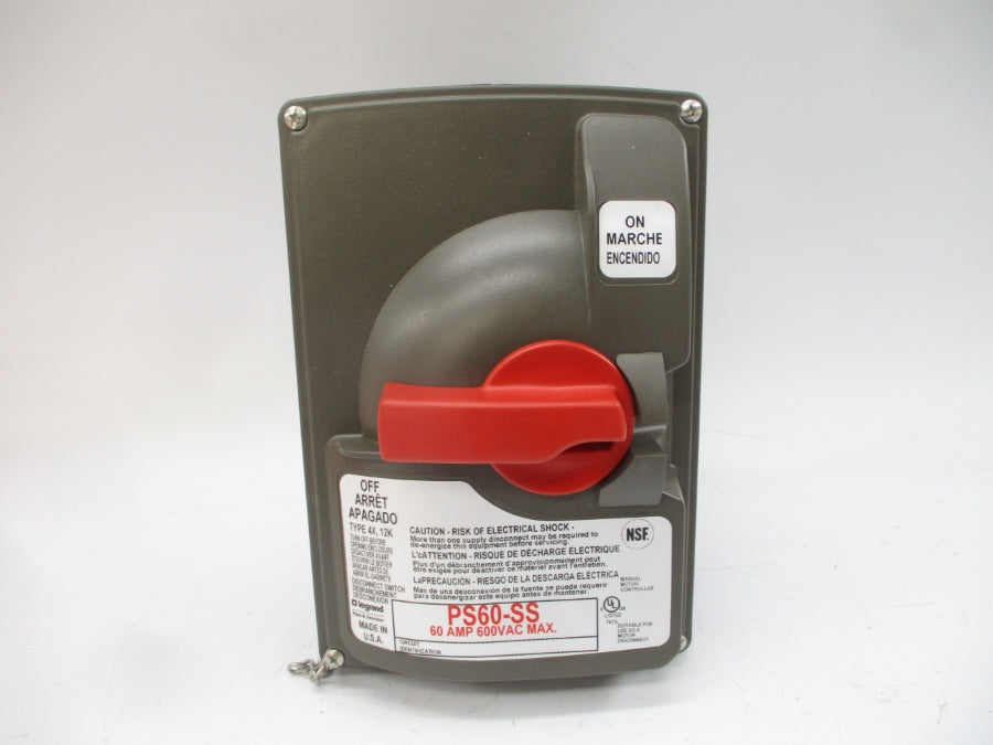 PASS & SEYMOUR PS60-SS 600VAC 60A NSMP
