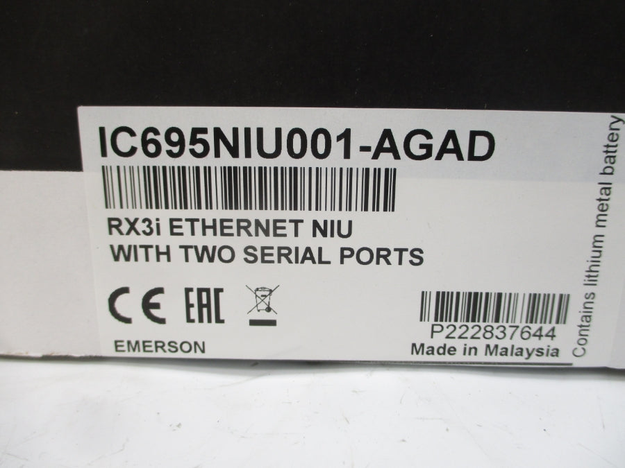 EMERSON IC695NIU001-AGAD NSFS