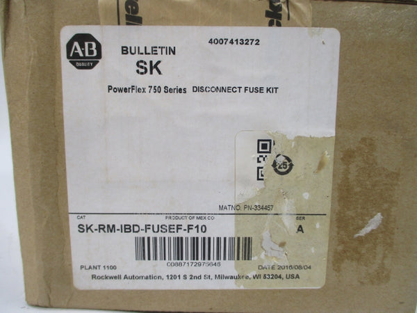 INDUSTRIAL SPARE PART SK-RM-IBD-FUSEF-F10 SER. A DATE: 2016 NSFS