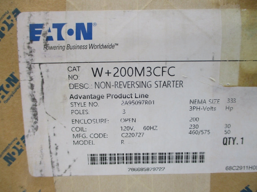 EATON W+200M3CFC 2A95097R01 120V NSFS