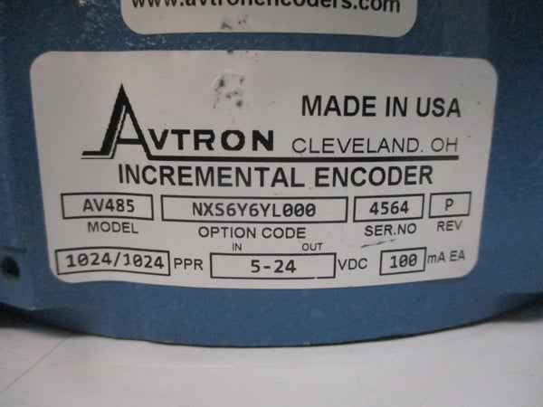 AVTRON AV485 NXS6Y6YL000 5-24VDC REV. P UNMP