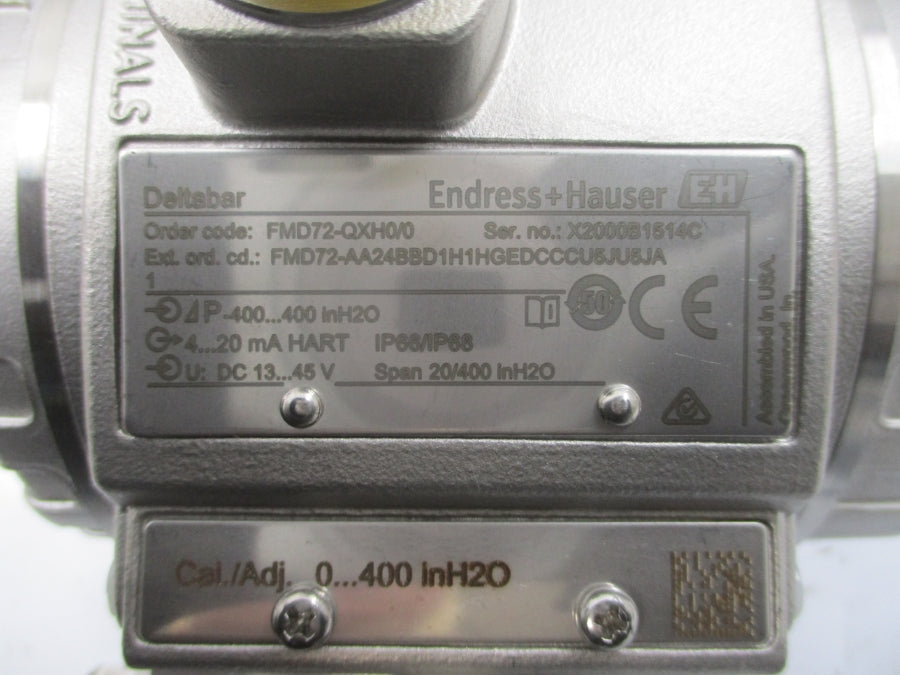 ENDRESS+HAUSER FMD72-QXH0/0 13-45VDC NSNP