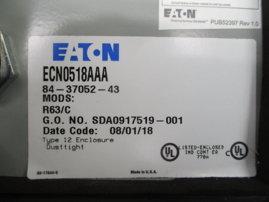 EATON ECN0518AAA 600VAC 27A NSNP