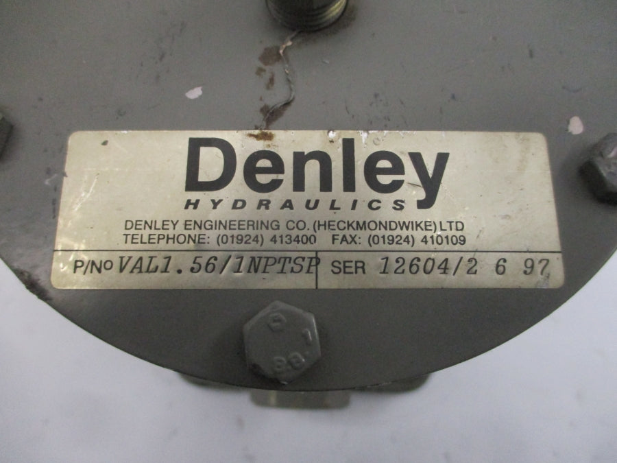 DENLEY HYDRAULICS VAL1.56/1NPTSP NSNP