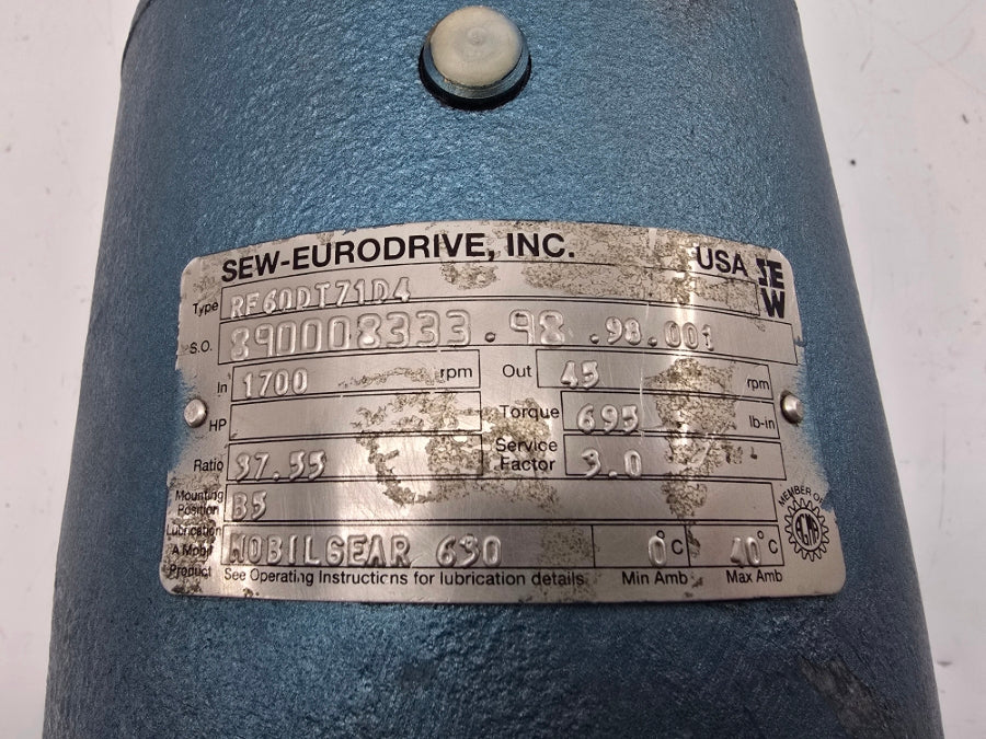 SEW-EURODRIVE DFT71D4 230/460V 2.15/1.07A NSNP