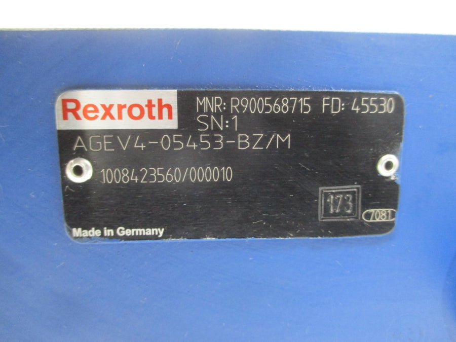 REXROTH AGEV4-05453-BZ/M R900568715 NSNP
