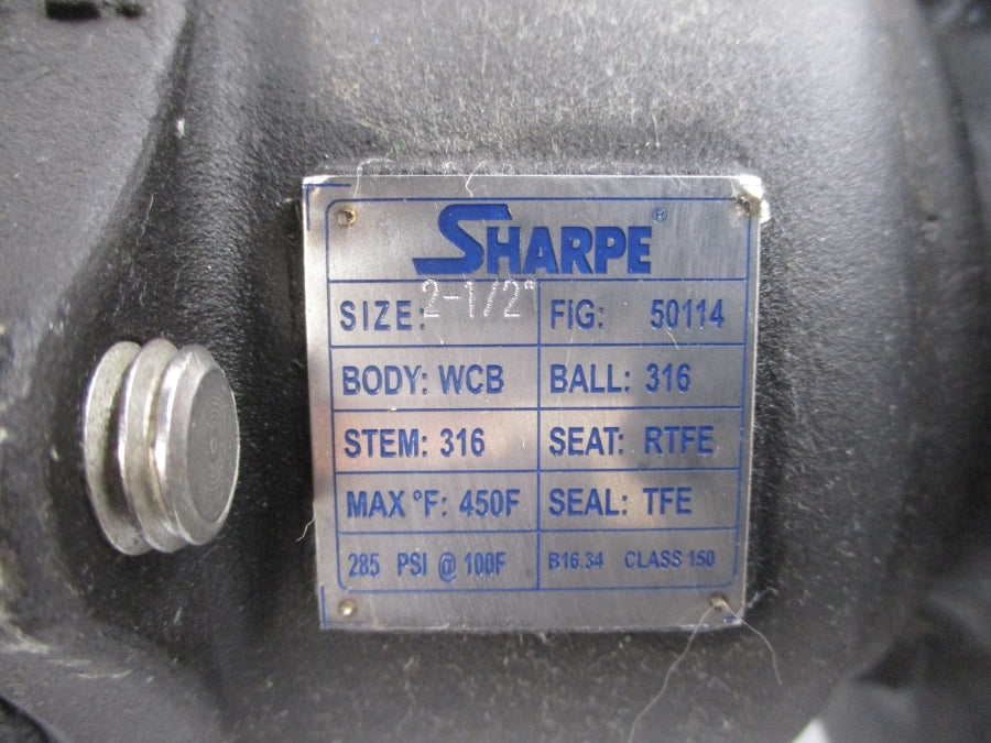 SHARPE 50114 285PSI 2-1/2" NSNP