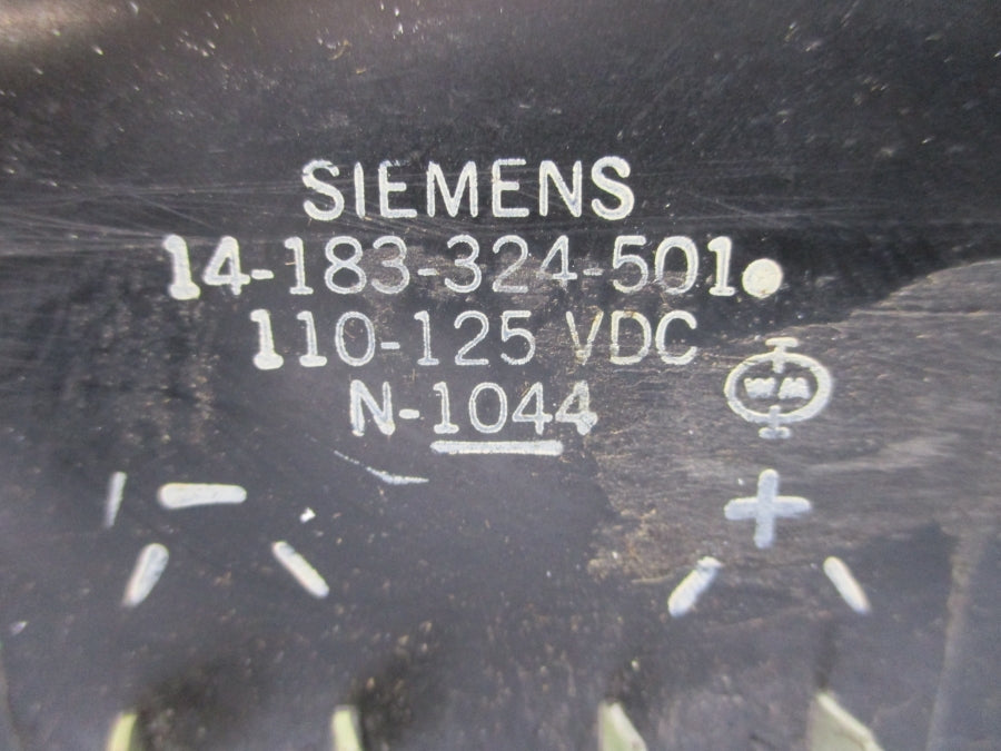 SIEMENS 14-193-101-582 110-125VDC NSNP