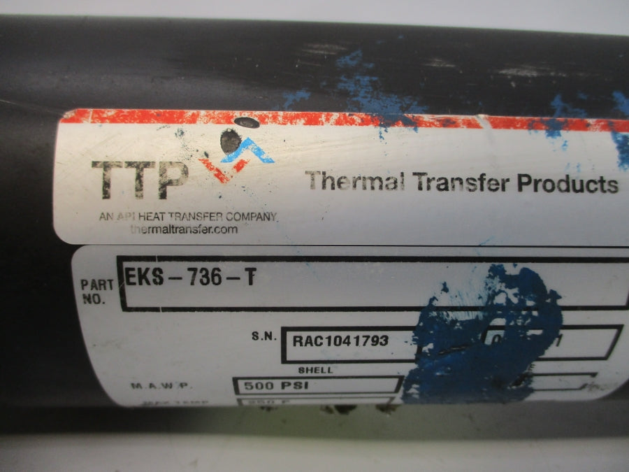 THERMAL TRANSFER PRODUCTS EKS-736-T 500PSI 250'F NSNP