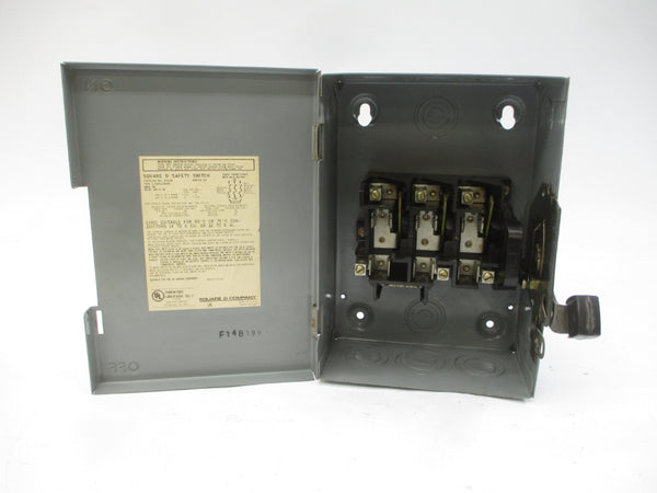 SQUARE D D321N SER. E2 240VAC 30A NSNP