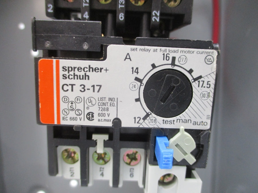 SPRECHER+SCHUH M1-100645/3 110/120V 12-17.5A NSMP